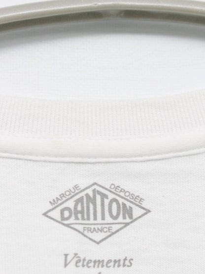 DANTON/Tシャツ/カットソー/トップス/ホワイト