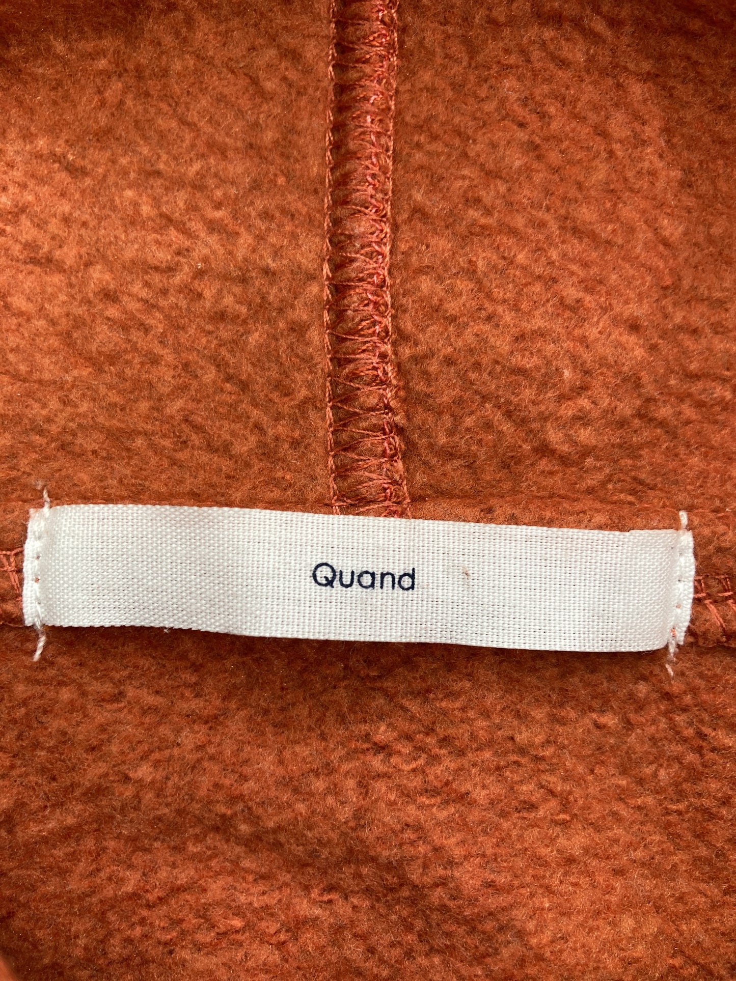 Quand/パーカー/トップス/オレンジ/FREE