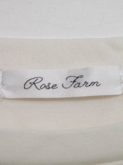Rose Farm/Tシャツ/カットソー/トップス/ホワイト/L