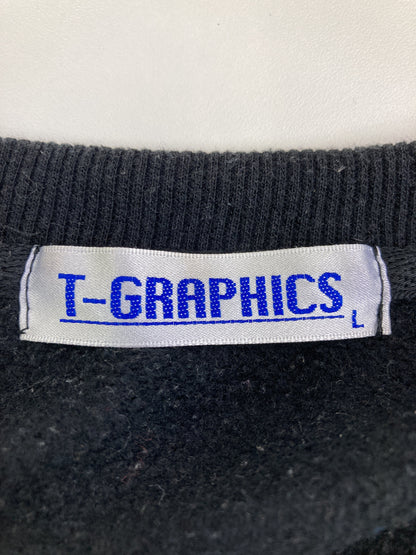 T-GRAPHICS/スウェット/トップス/ブラック/L