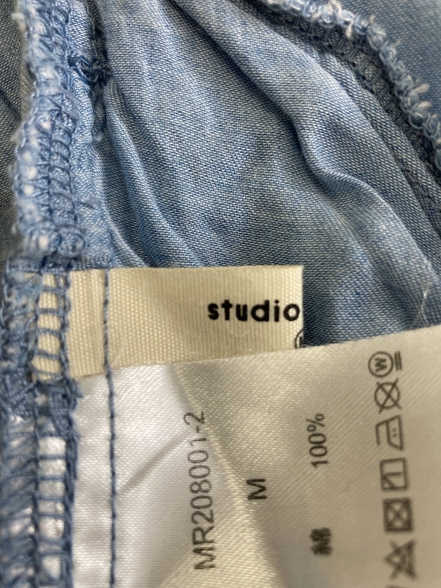 studio CLIP/スタジオクリップ/サロペット/オーバーオール/オールインワン・サロペット/スカイブルー/M