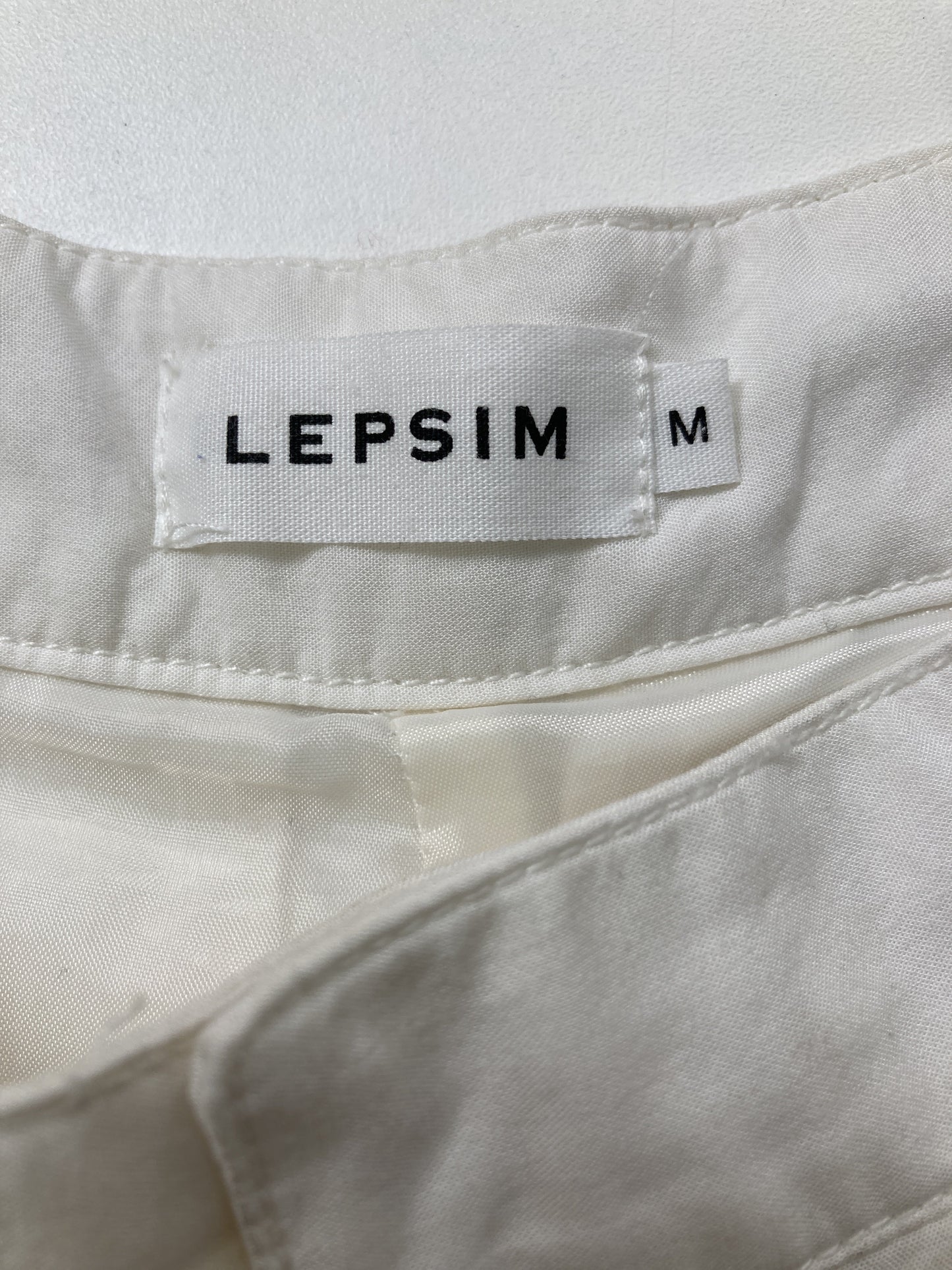 LEPSIM/レプシィム/スラックス/パンツ/ホワイト/M