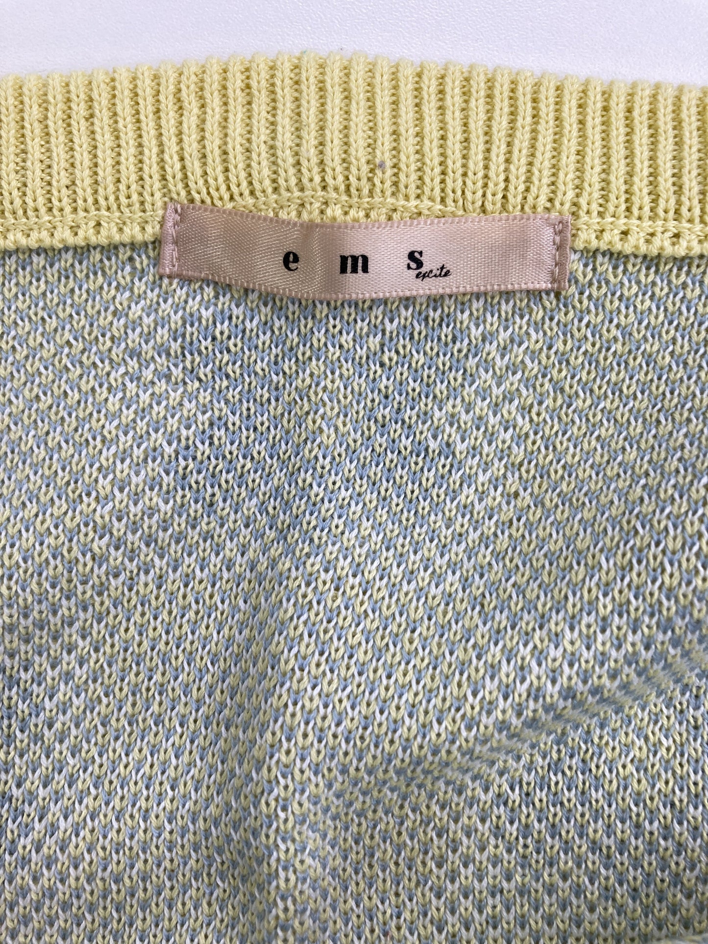 ems/エムズエキサイト/カーディガン/ボレロ/トップス/イエロー/F