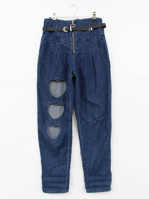 WEGO/ウィゴー/デニムパンツ/パンツ/ネイビー/F