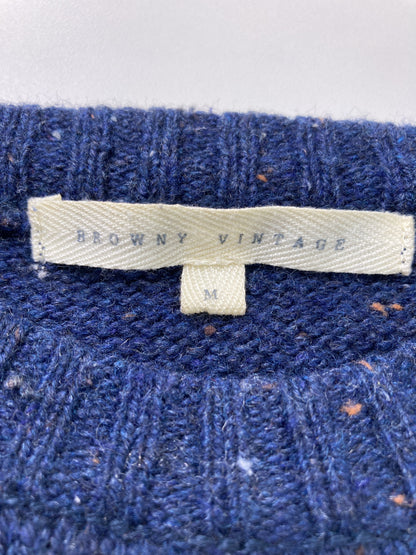 Browny Vintage/ニット/セーター/トップス/ネイビー/M
