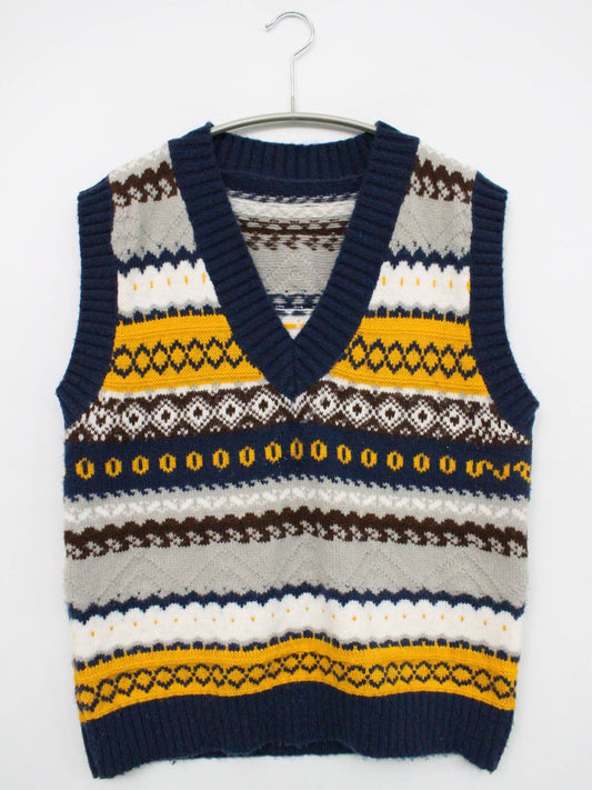 SONA/ソナ/ベスト/トップス/ネイビー