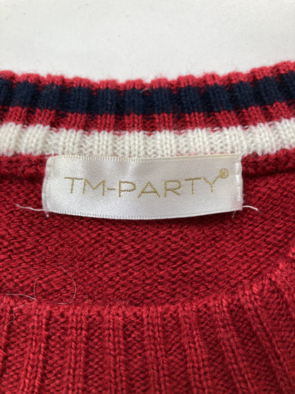 TM-PARTY/ニット/セーター/トップス/レッド/M