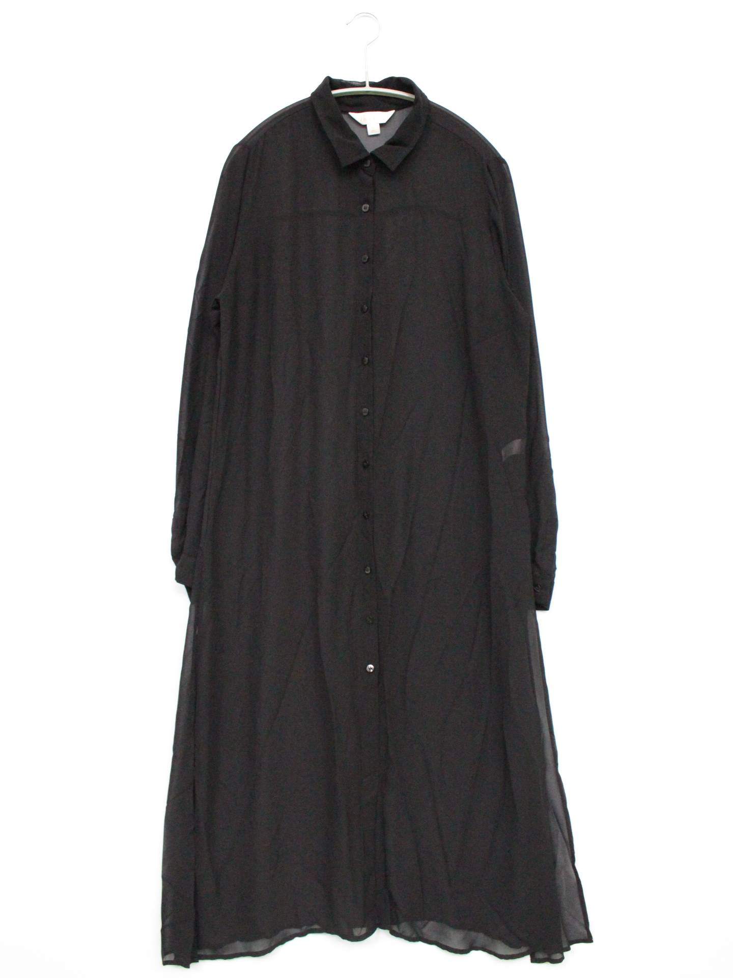 decree/シャツワンピース/ワンピース/ドレス/ブラック/L