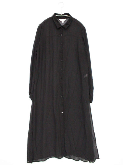 decree/シャツワンピース/ワンピース/ドレス/ブラック/L