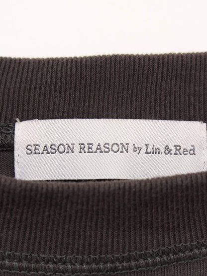 SEASON REASON by Lin&Red/Tシャツ/カットソー/トップス/ブラック/M