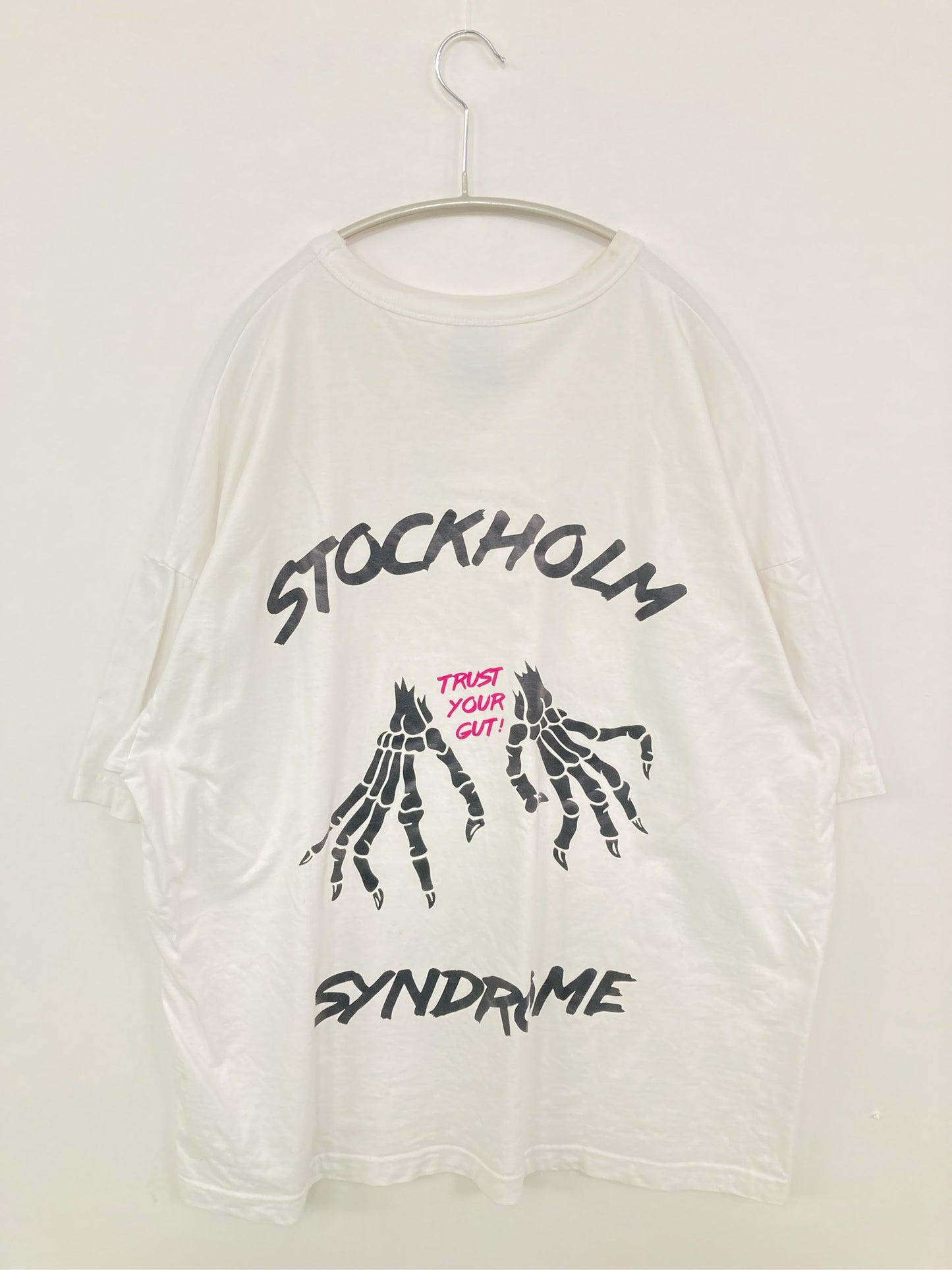 STOCKHOLM SYNDROME/Tシャツ/カットソー/トップス/ホワイト/F