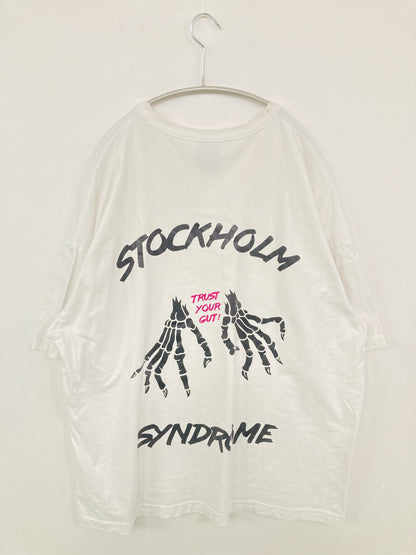STOCKHOLM SYNDROME/Tシャツ/カットソー/トップス/ホワイト/F