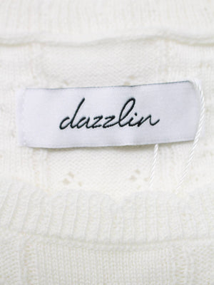 dazzlin/ダズリン/ニット/セーター/トップス/ホワイト/F