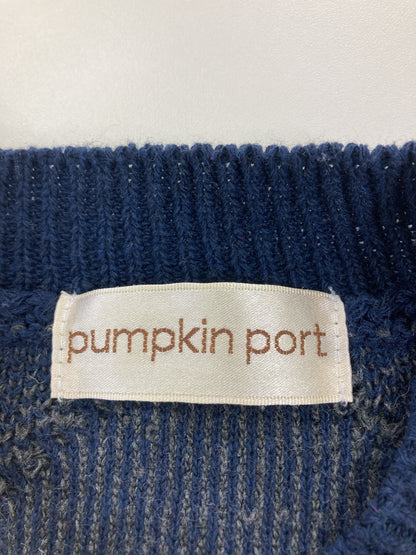 pumpkin port/ニット/セーター/トップス/ネイビー/M