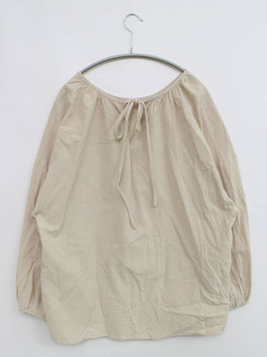 LAUIR/ラウアー/シャツ/ブラウス/トップス/ベージュ/M