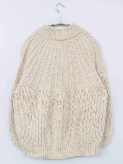 ニット/セーター/トップス/アイボリー/M