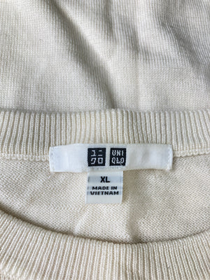 UNIQLO/ユニクロ/Tシャツ/カットソー/トップス/ホワイト/XL