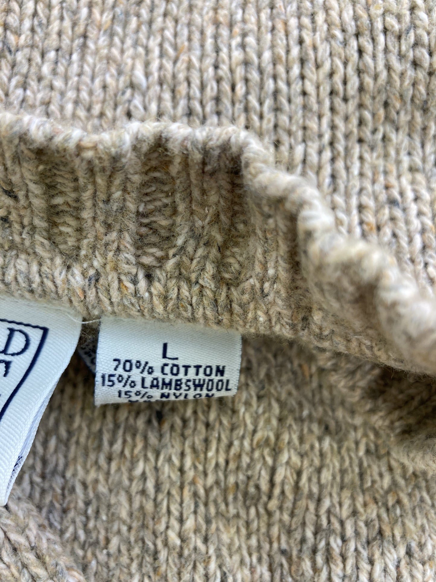 FIELD/ニット/セーター/トップス/ベージュ/L