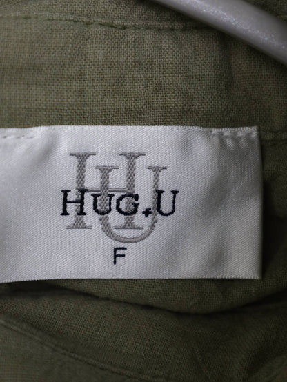 HUG U/シャツ/ブラウス/トップス/カーキ/F
