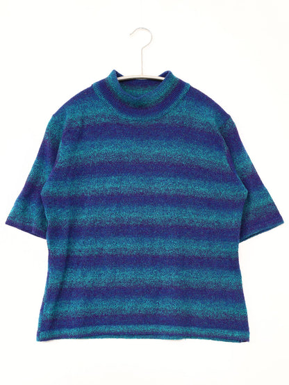 ニット/セーター/トップス/ブルー