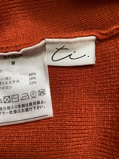 ti./ニット/セーター/トップス/オレンジ/M