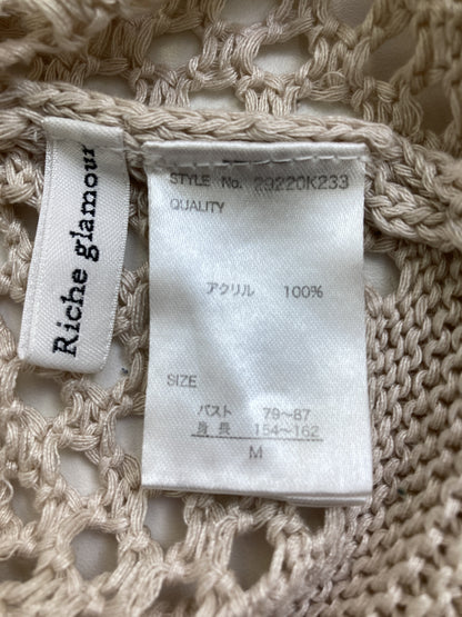 Riche glamour/ベスト/トップス/ベージュ/M