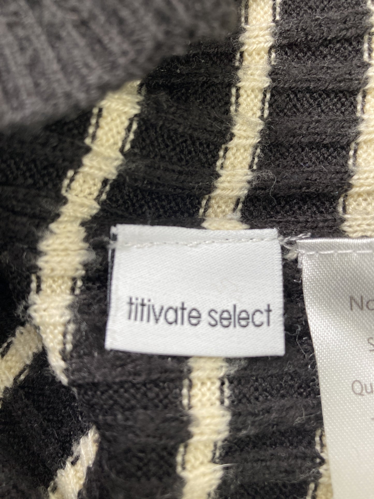 titivate select/ティティベイトセレクト/ニット/セーター/トップス/ブラック/M
