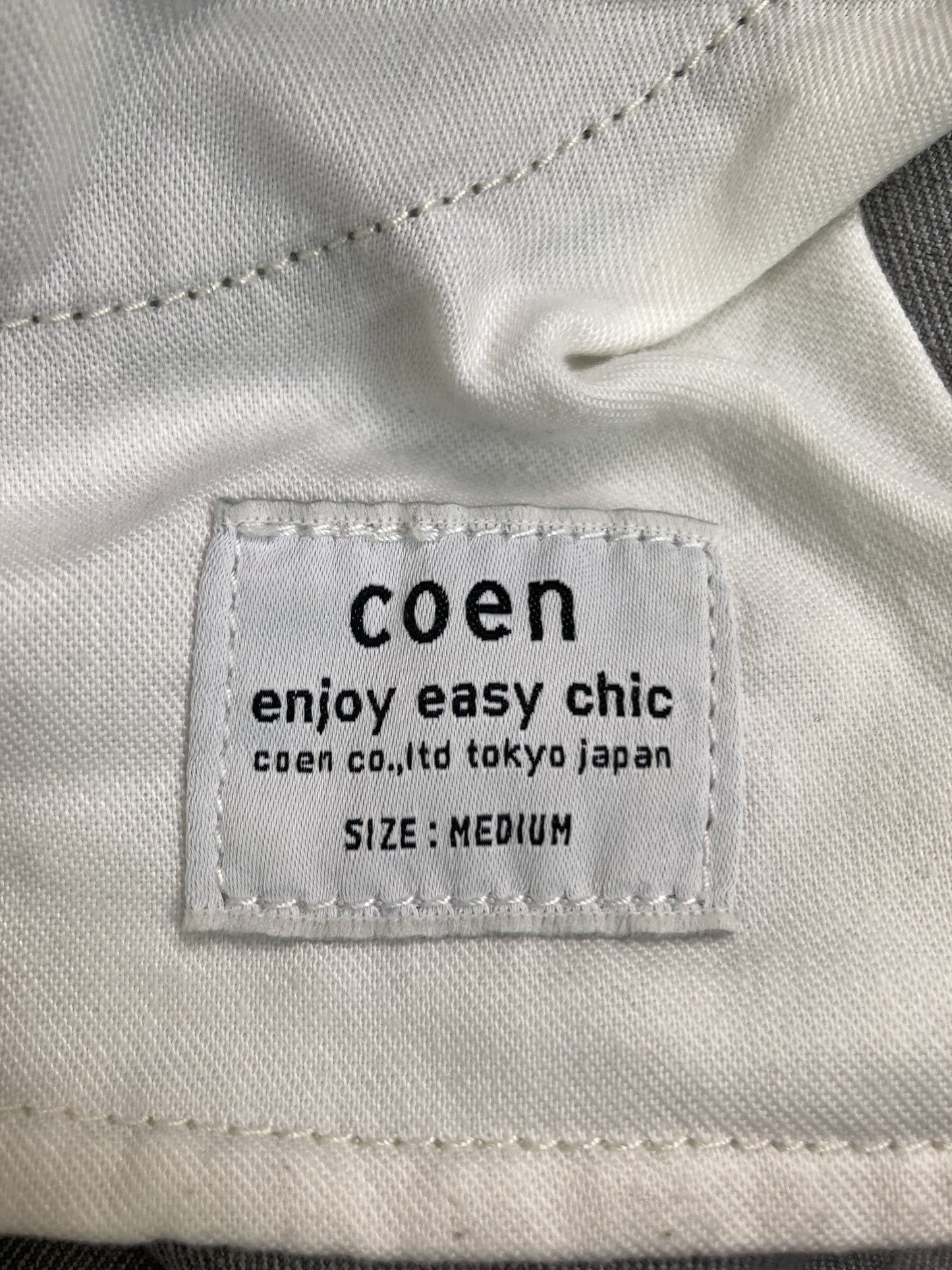 coen/コーエン/デニムパンツ/パンツ/グレー/MEDIUM