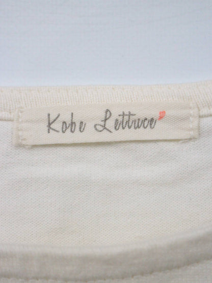 Kobe lettuce/Tシャツ/カットソー/トップス/ホワイト/M