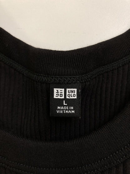 UNIQLO/ユニクロ/タンクトップ/トップス/ブラック/L