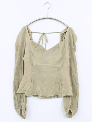 MERCURYDUO/マーキュリーデュオ/シャツ/ブラウス/トップス/ベージュ/F