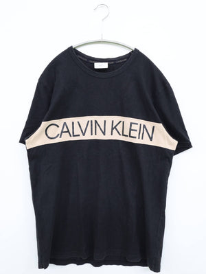 Calvin Klein/カルバンクライン/Tシャツ/カットソー/トップス/ブラック/M