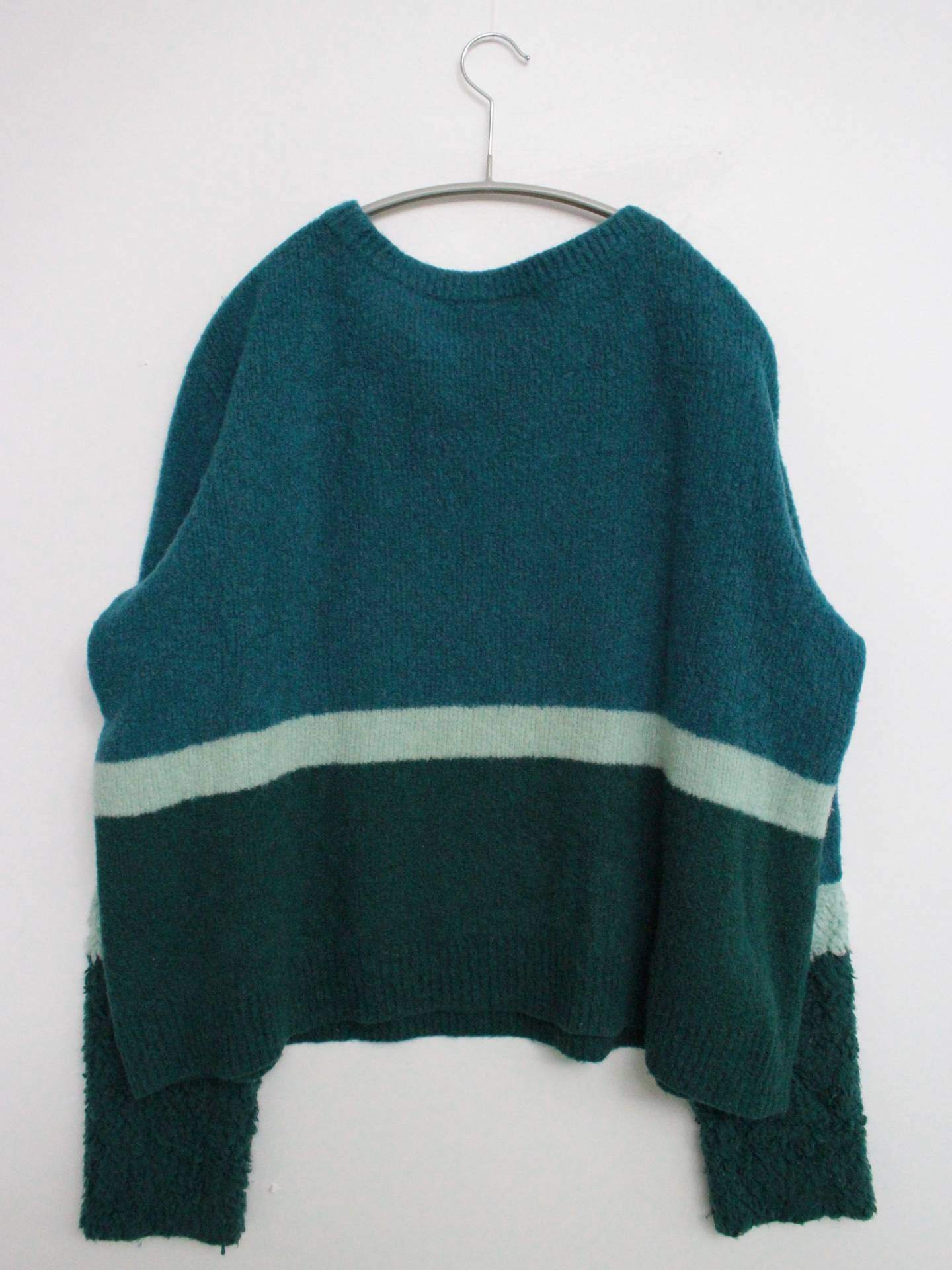 RIDDLEMMA/ニット/セーター/トップス/グリーン/1