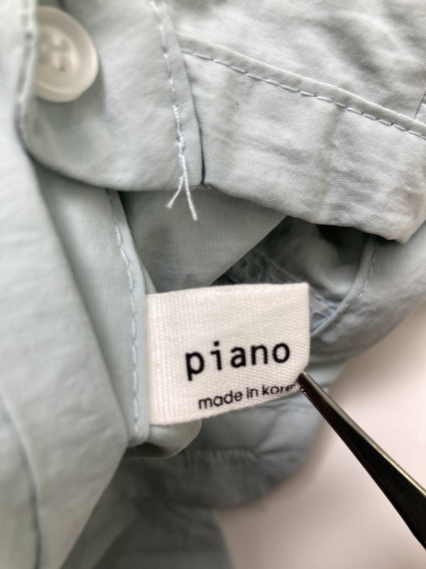 piano heaven/シャツワンピース/ワンピース/ドレス/スカイブルー