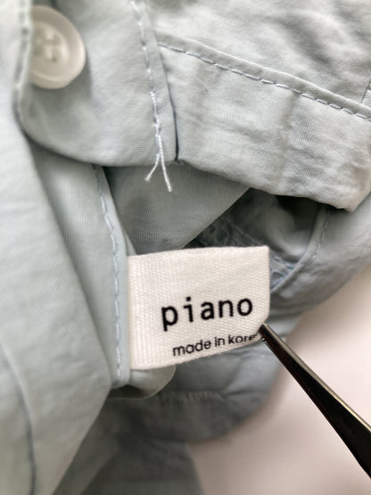 piano heaven/シャツワンピース/ワンピース/ドレス/スカイブルー