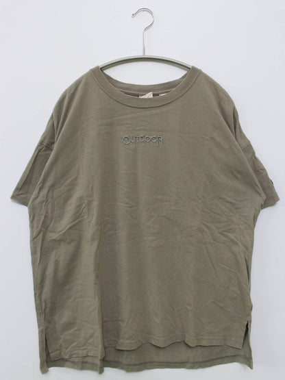 OUTDOOR/Tシャツ/カットソー/トップス/カーキ/L