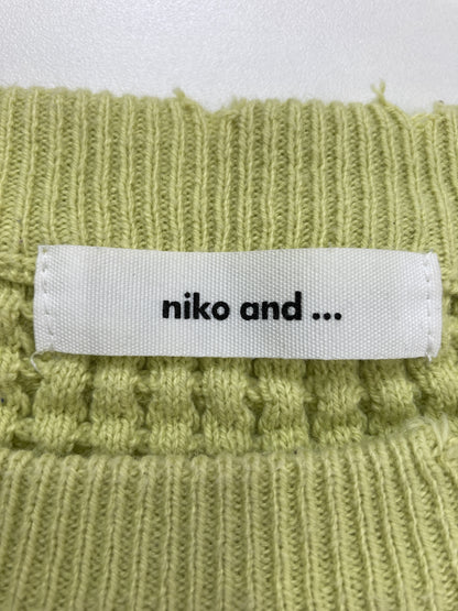 niko and .../ニコアンド/ニット/セーター/トップス/イエロー/F