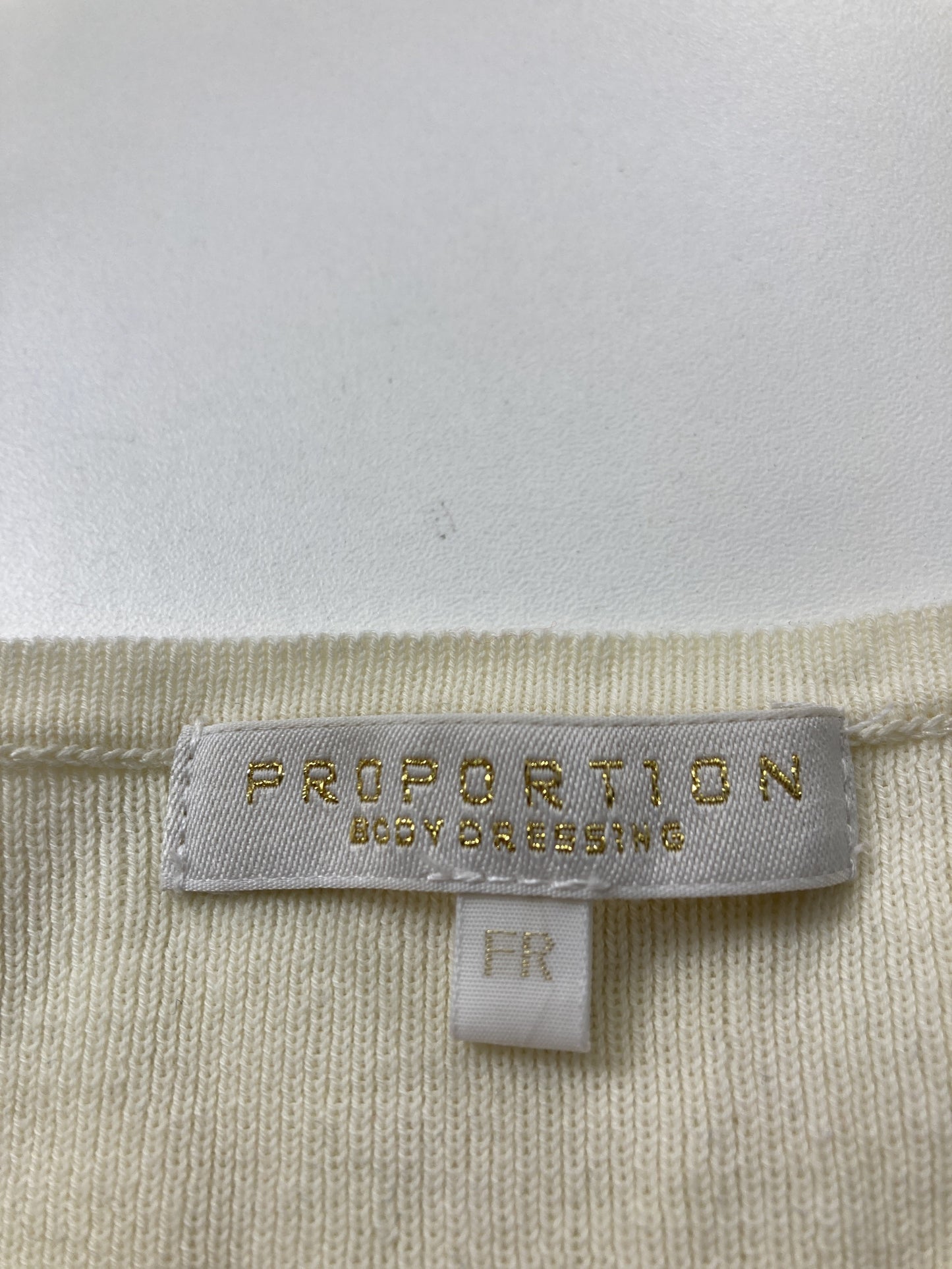 PROPORTION/ニット/セーター/トップス/ホワイト/FR