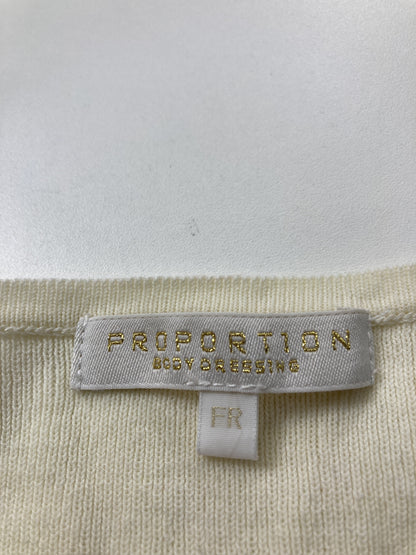PROPORTION/ニット/セーター/トップス/ホワイト/FR