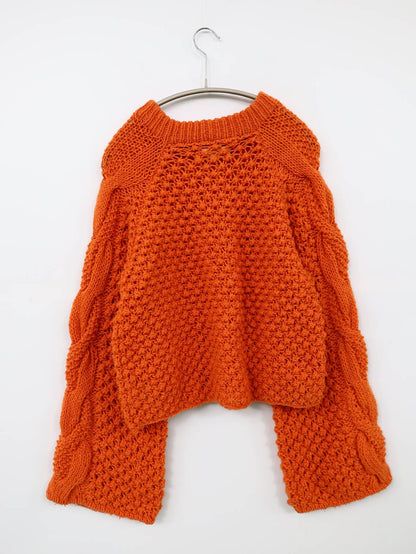 Audrey and John Wad/ニット/セーター/トップス/オレンジ/F