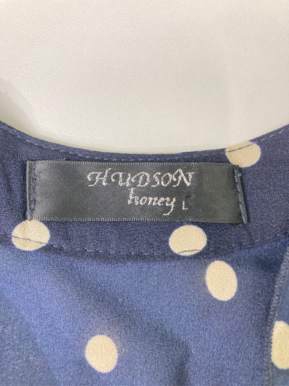 Hudson honey/ハドソンハニー/シャツ/ブラウス/トップス/ネイビー/L