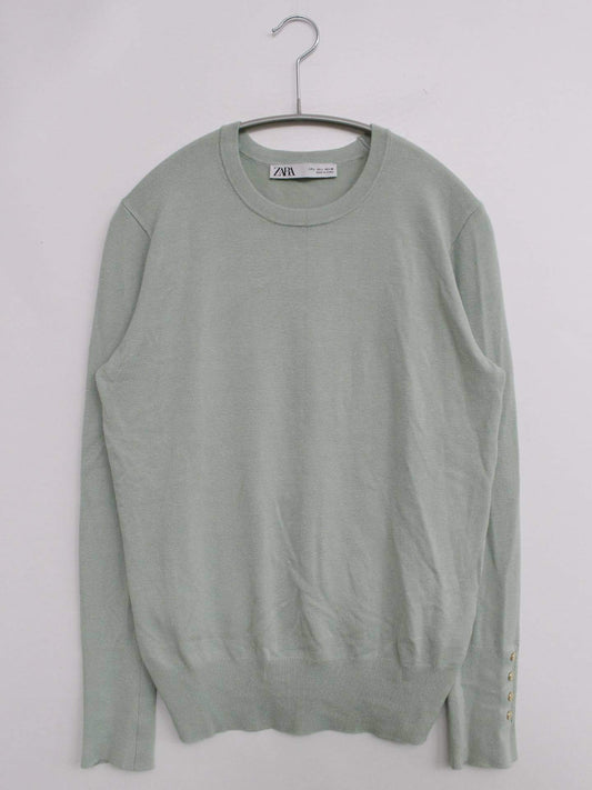 ZARA/ザラ/ニット/セーター/トップス/グレー/L