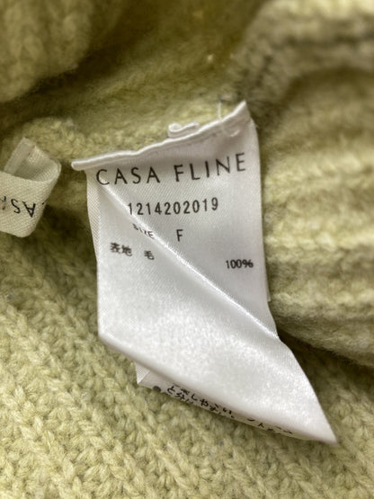 CASA FLINE/カサフライン/ニット/セーター/トップス/ライトグリーン/F