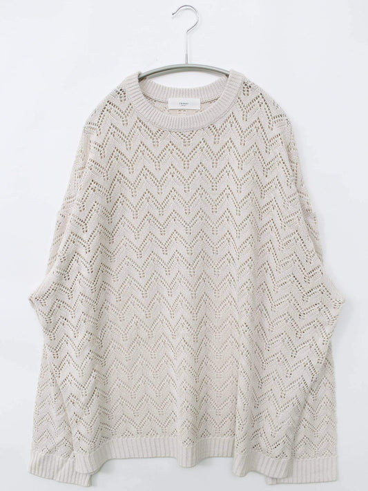 remer/リメール/ニット/セーター/トップス/ホワイト/L