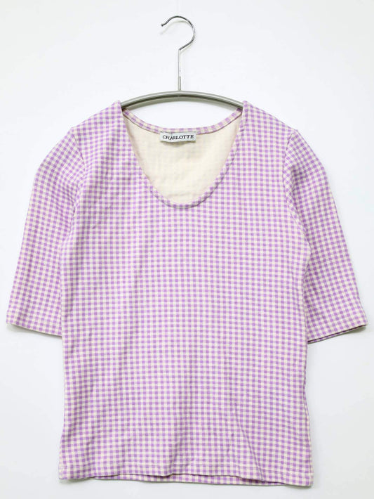 CHARLOTTE/Tシャツ/カットソー/トップス/ピンク
