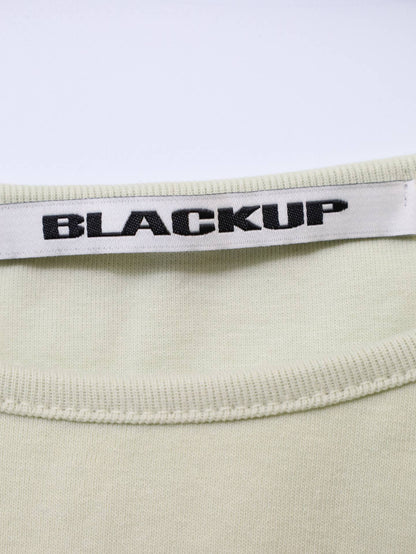BLACKUP/Tシャツ/カットソー/トップス/ホワイト