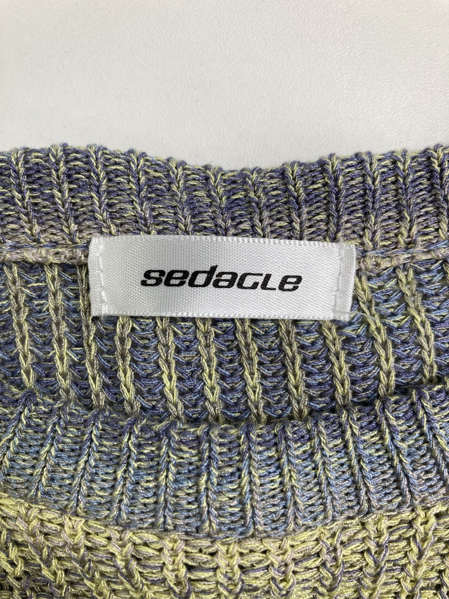 sedacle/セダクル/ニット/セーター/トップス/グレー/L