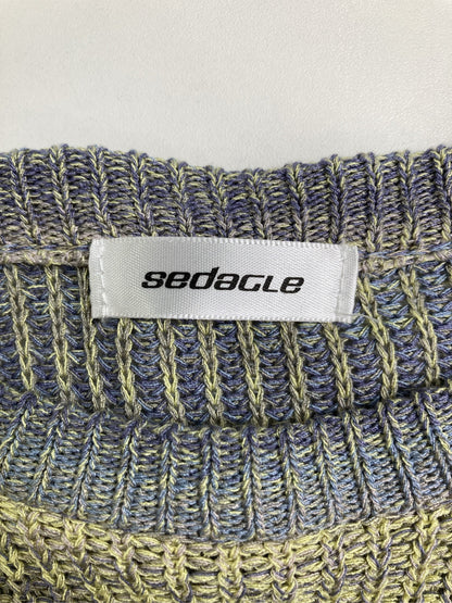 sedacle/セダクル/ニット/セーター/トップス/グレー/L