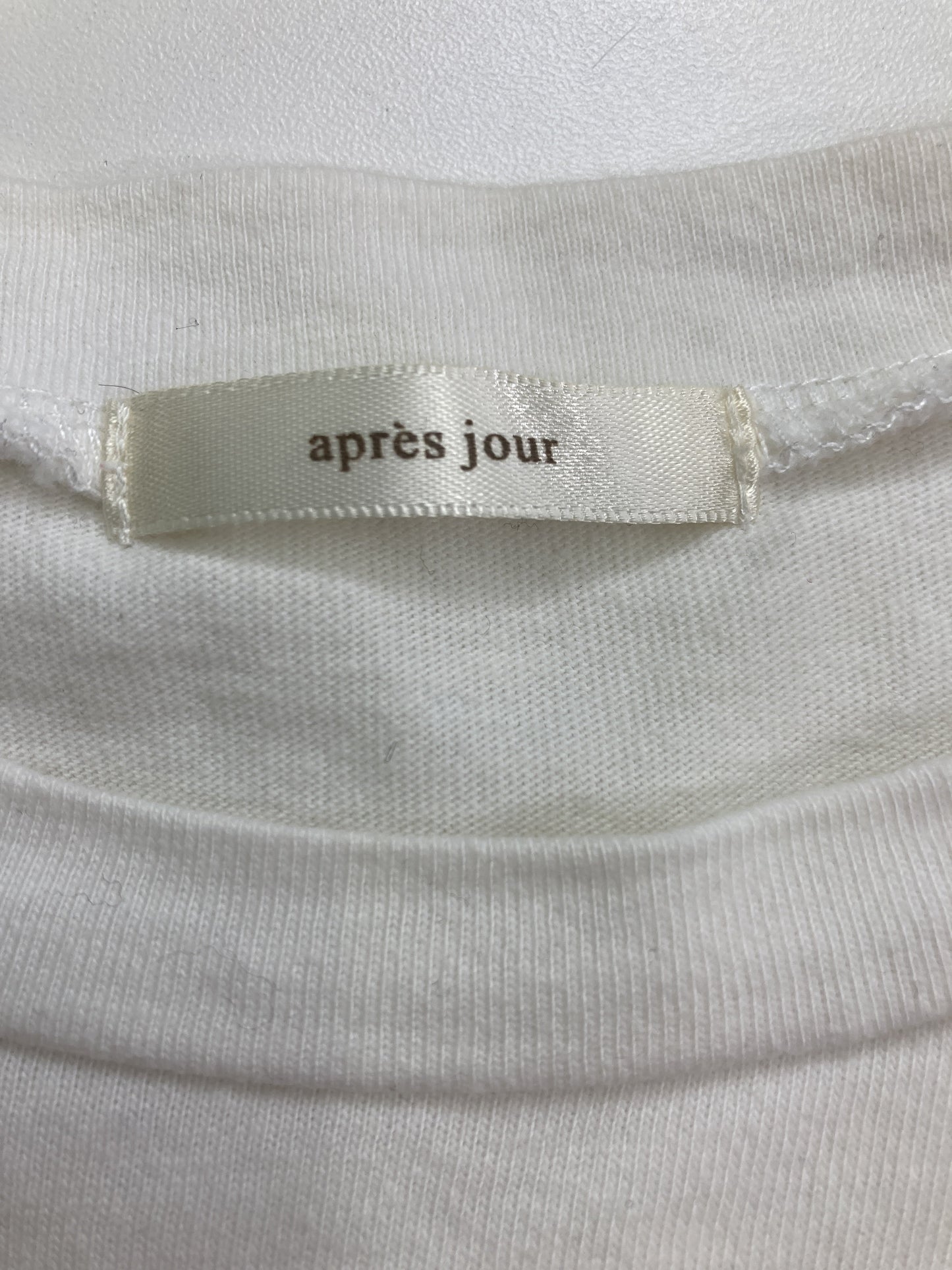 apres jour/アプレジュール/Tシャツ/カットソー/トップス/ホワイト/F