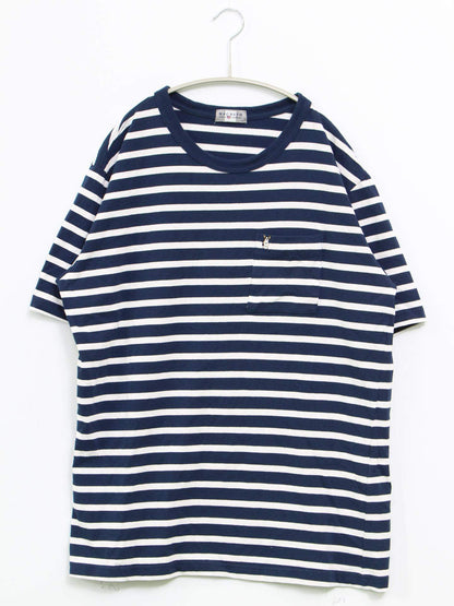 MACBETH/Tシャツ/カットソー/トップス/ネイビー/LL